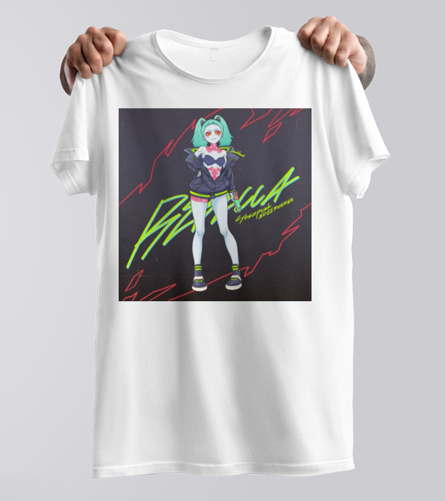 Rebecca Cyberpunk Edgerunners Neon T-Shirt