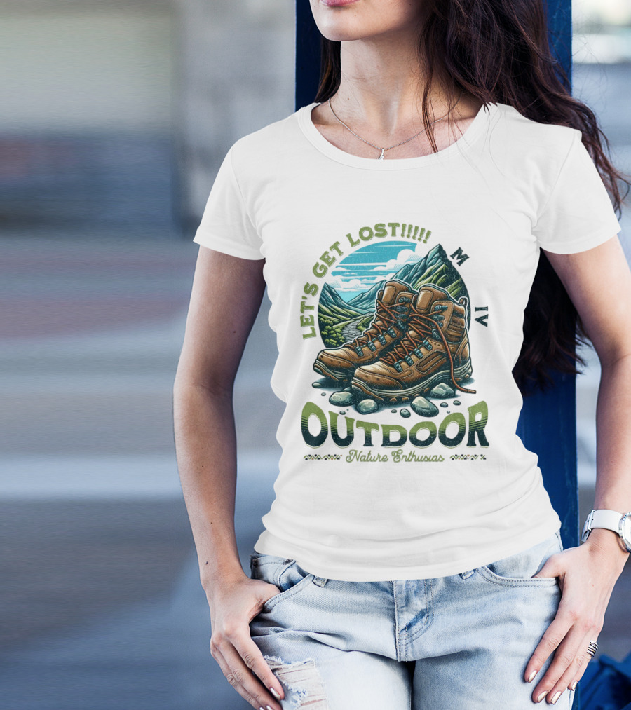 LET'S GET LOST OUTDOOR NATURE ENTHUSIAST T-Shirt