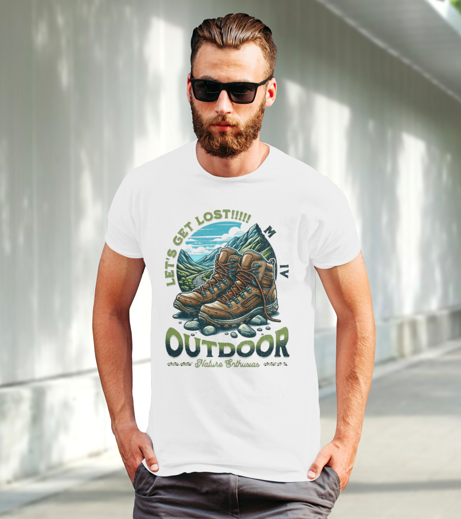 LET'S GET LOST OUTDOOR NATURE ENTHUSIAST T-Shirt