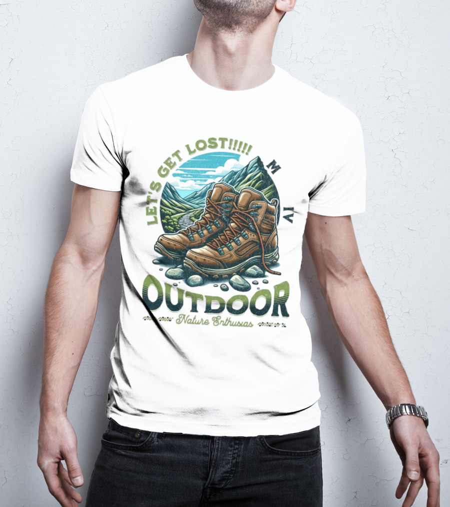 LET'S GET LOST OUTDOOR NATURE ENTHUSIAST T-Shirt