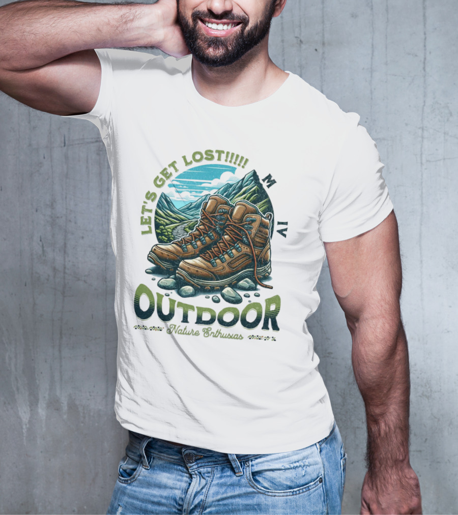 LET'S GET LOST OUTDOOR NATURE ENTHUSIAST T-Shirt