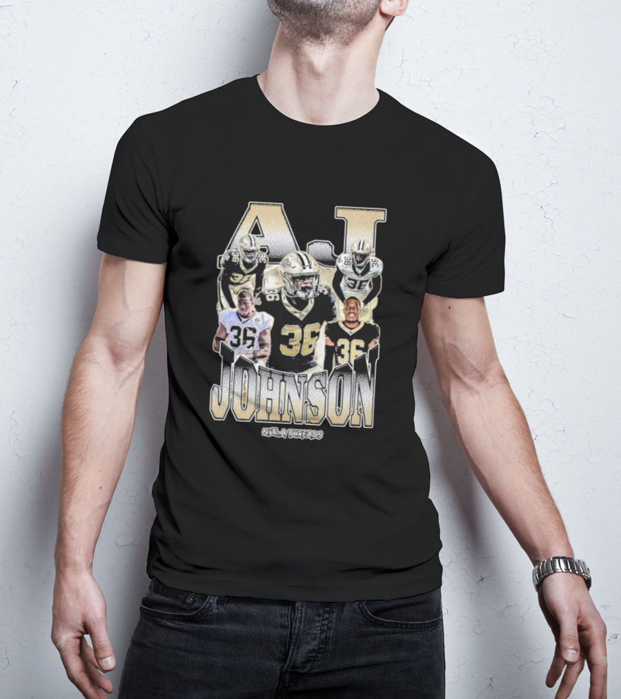 A.J. Johnson 36 NFL Threads T-Shirt