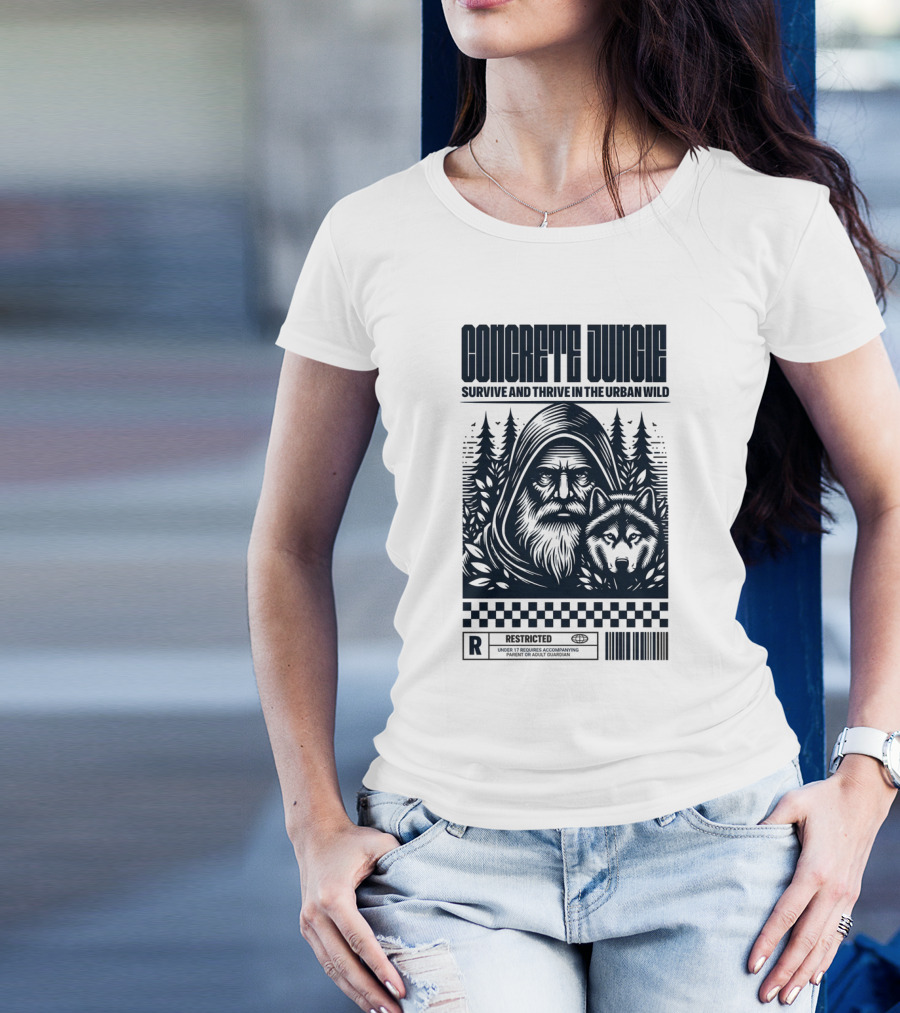 Concrete Jungle Survive And Thrive In The Urban Wild T-Shirt