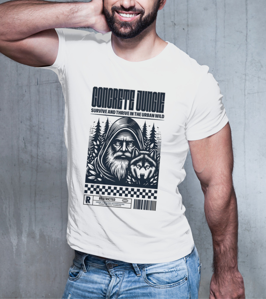 Concrete Jungle Survive And Thrive In The Urban Wild T-Shirt