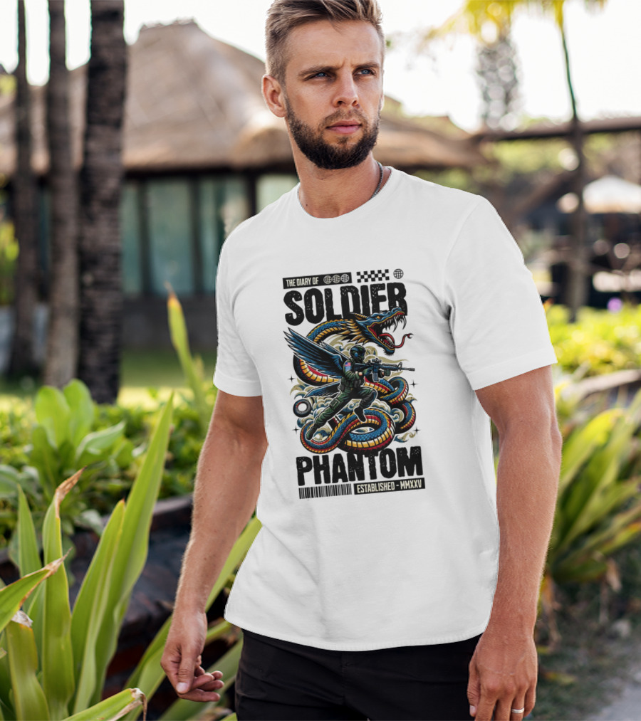 The Diary Of Soldier Phantom Established MMXXV T-Shirt