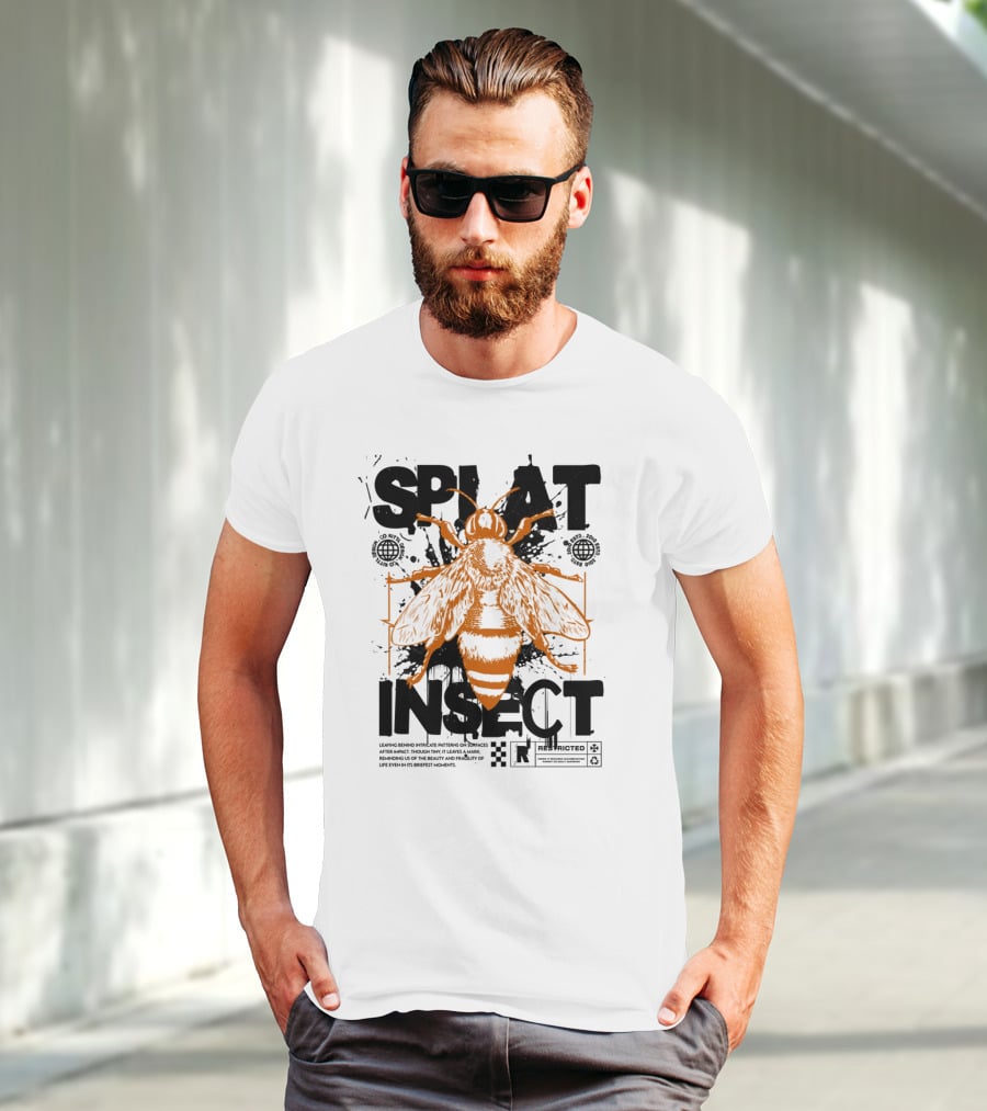 Splat Insect Restricted Warning T-Shirt