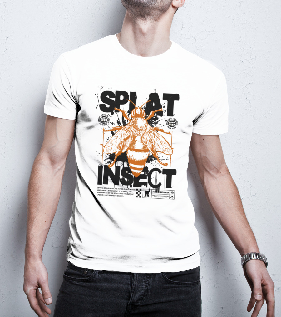 Splat Insect Restricted Warning T-Shirt