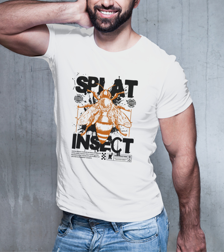 Splat Insect Restricted Warning T-Shirt