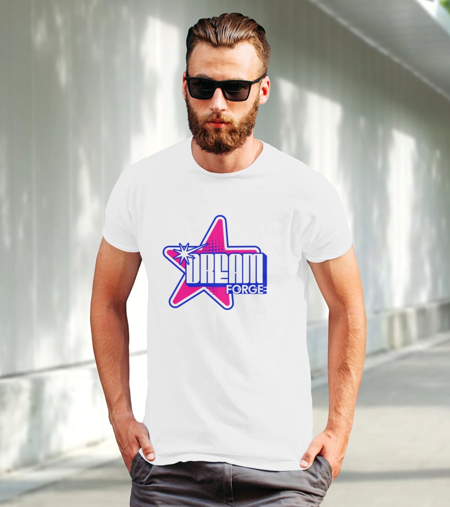 Dream Forge Star Bright Neon Retro T-Shirt