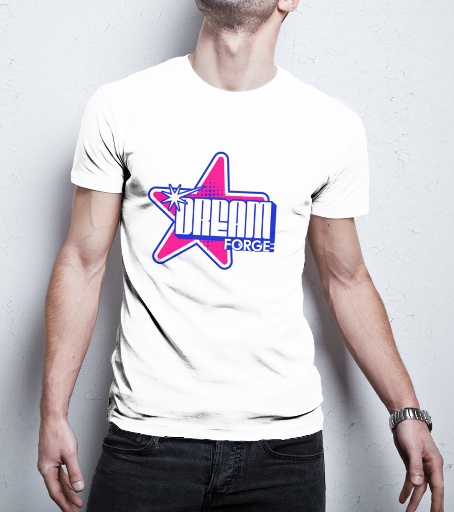 Dream Forge Star Bright Neon Retro T-Shirt