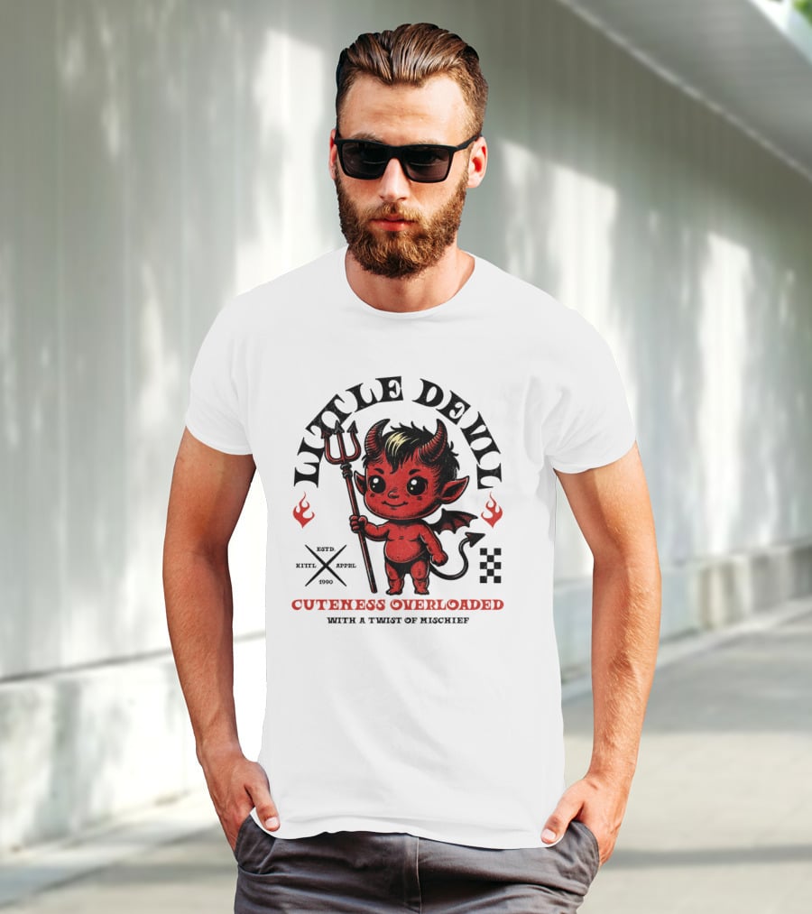 Little Devil Cuteness Overloaded With A Twist Of Mischief T-Shirt