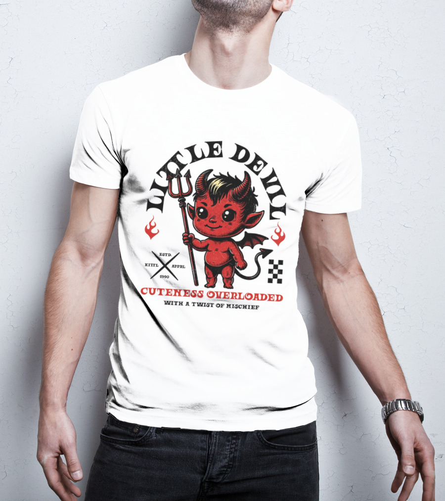 Little Devil Cuteness Overloaded With A Twist Of Mischief T-Shirt