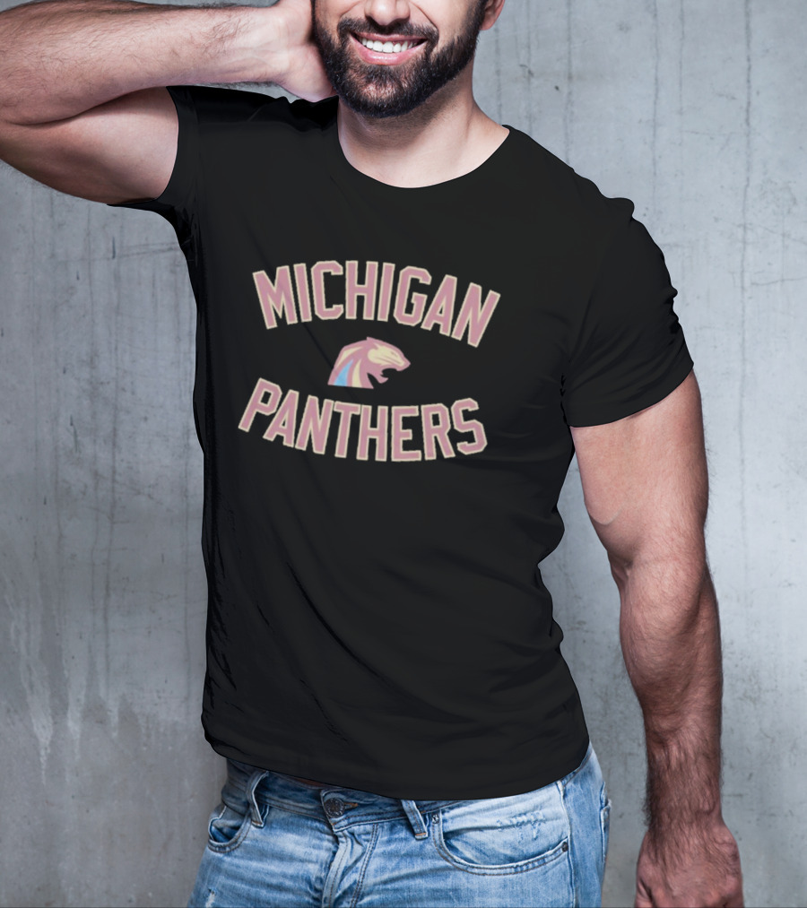 Michigan Panthers USFL Football Team T-Shirt