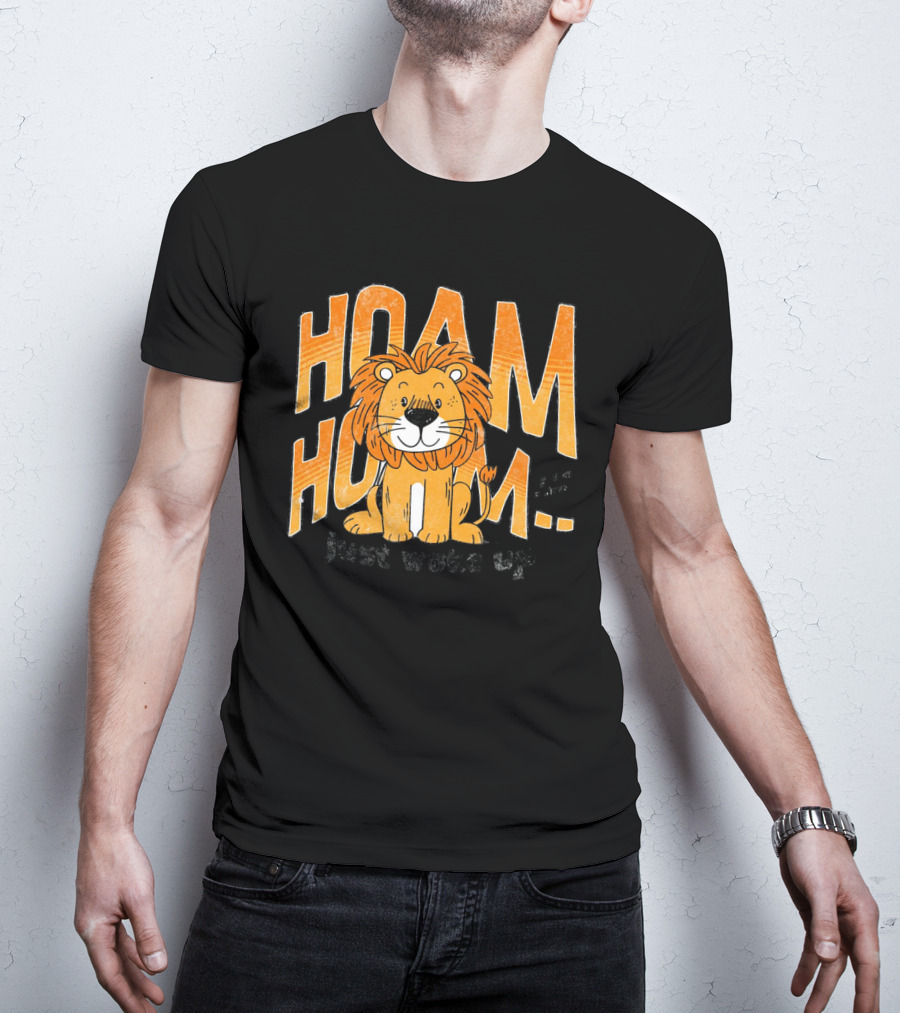 HOAM HOAM Just Woke Up Lion T-Shirt