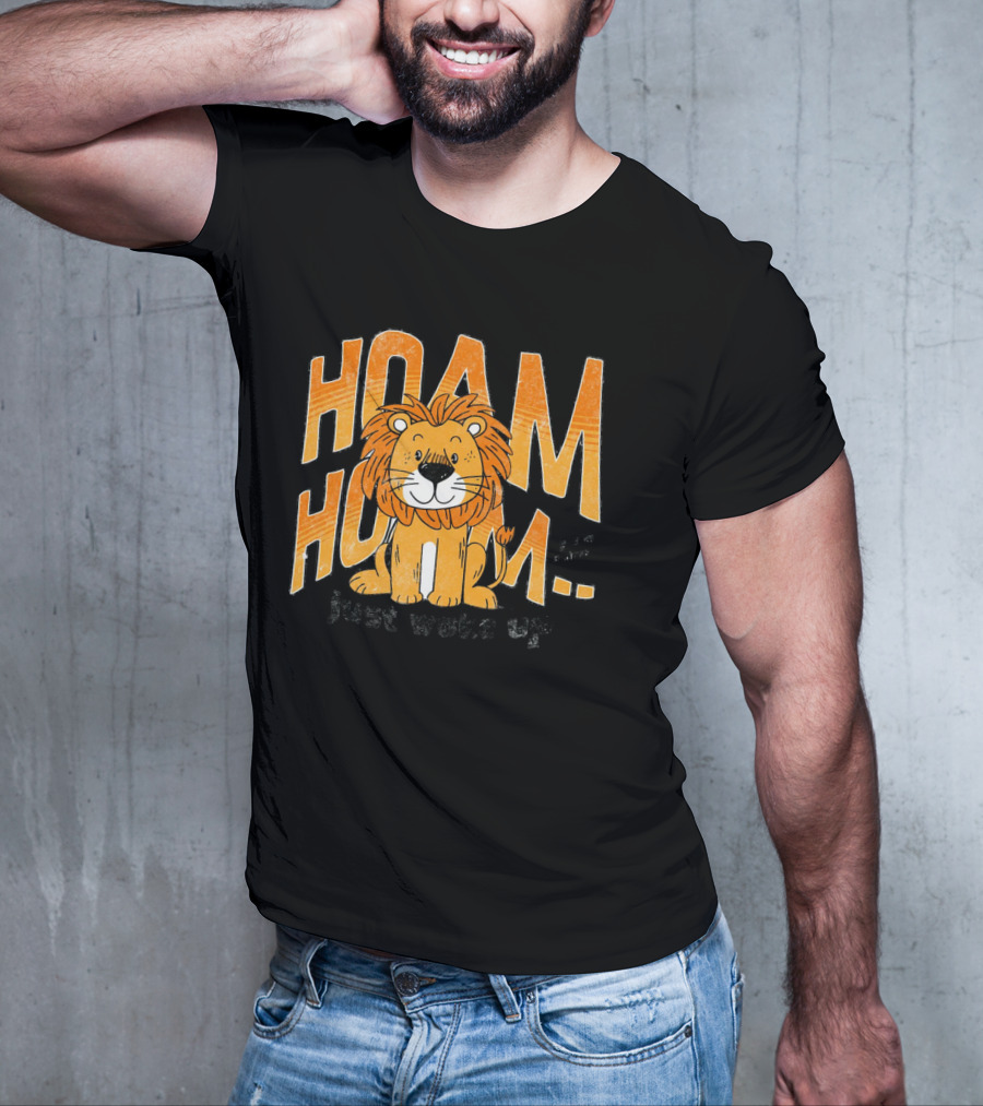 HOAM HOAM Just Woke Up Lion T-Shirt