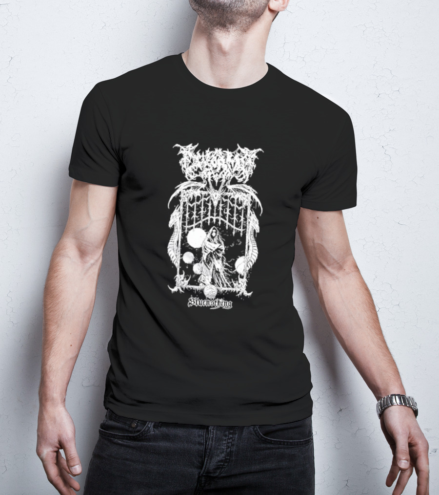 Riddickart X Worm Bluenothing Dark Fantasy Gothic Metal T-Shirt