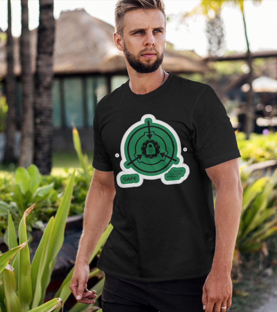 Safe Secure Contain Protect Lock T-Shirt