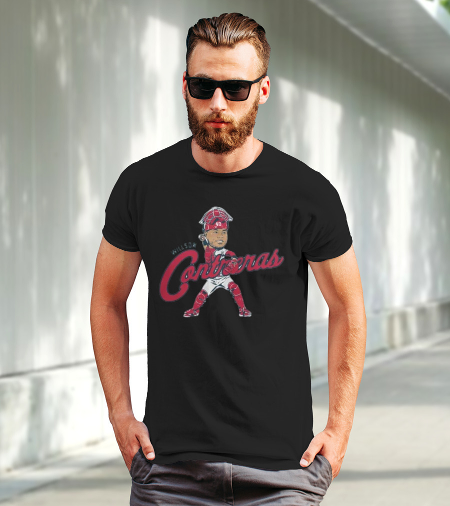 Willson Contreras Catcher Caricature 40 T-Shirt