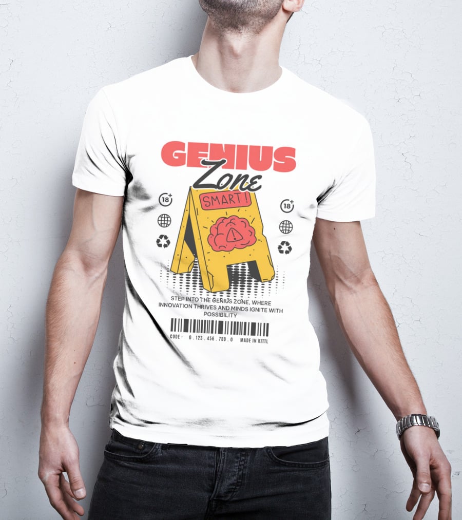 GENIUS ZONE SMART BRAIN SIGN T-Shirt