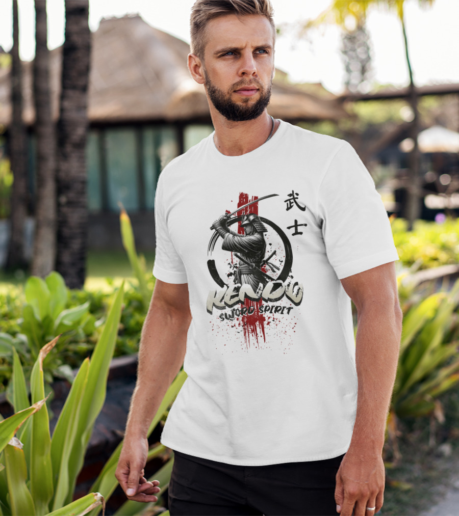 Kendo Sword Spirit Bushido Warrior T-Shirt