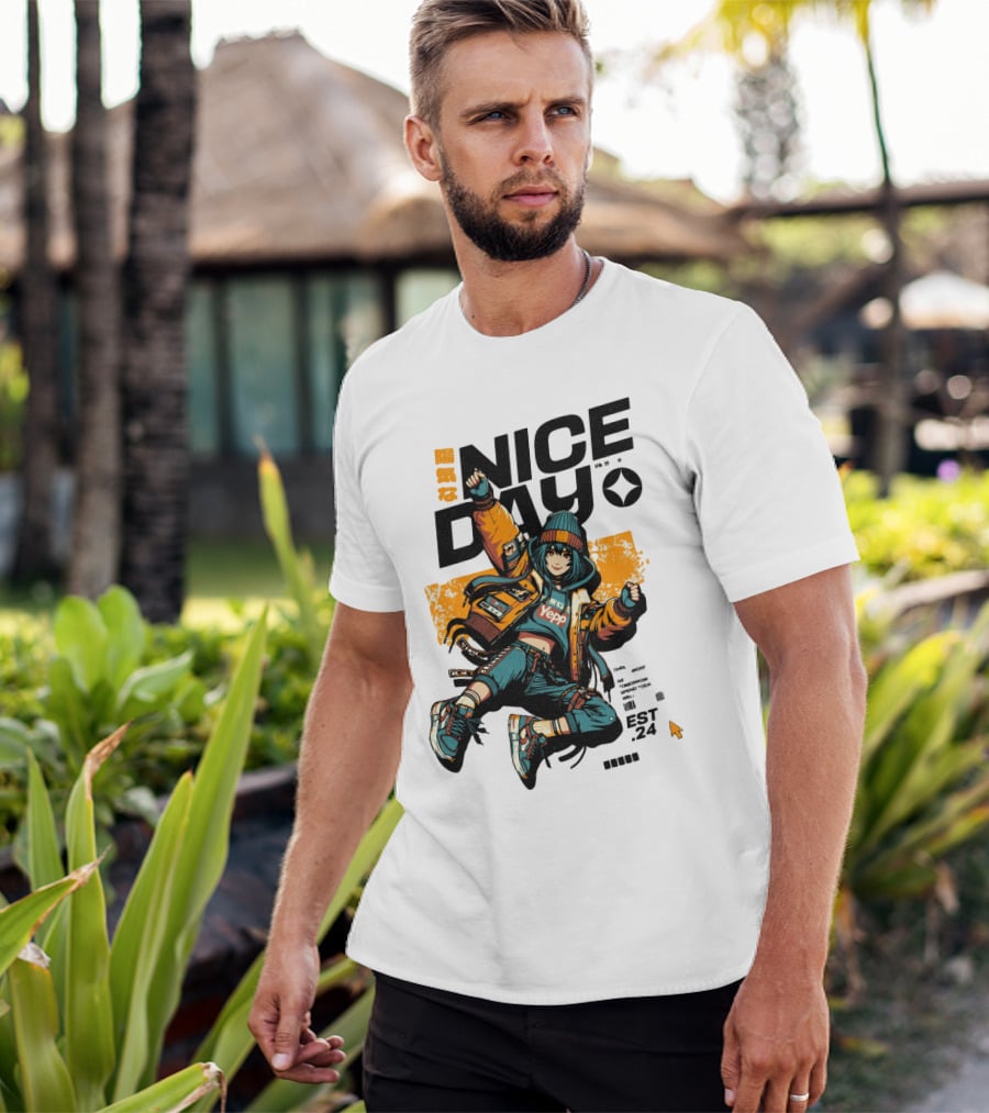 Nice Day Yepp Est 24 Vintage Urban T-Shirt