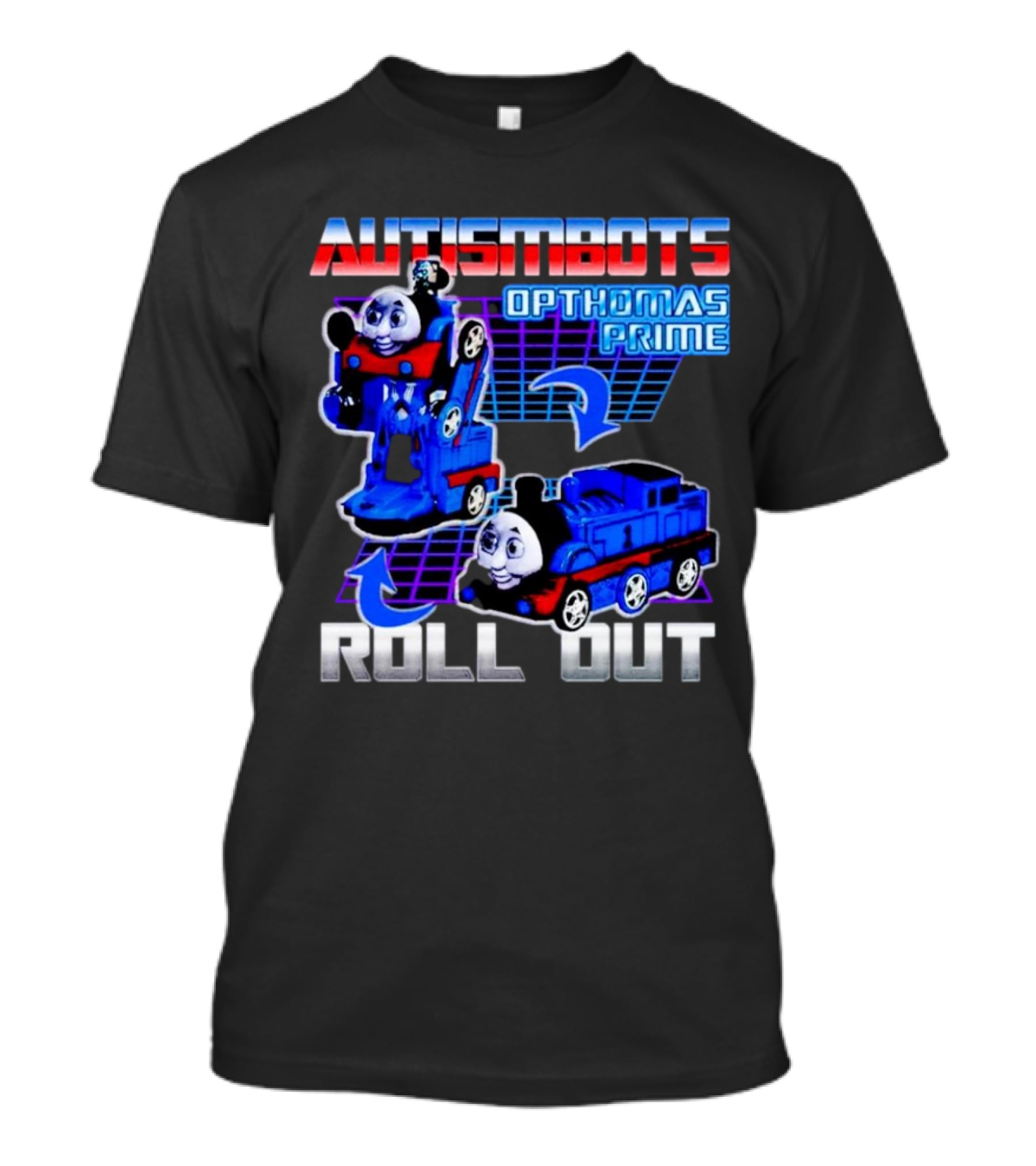 Autismbots Opthomas Prime Roll Out Transformation T-Shirt
