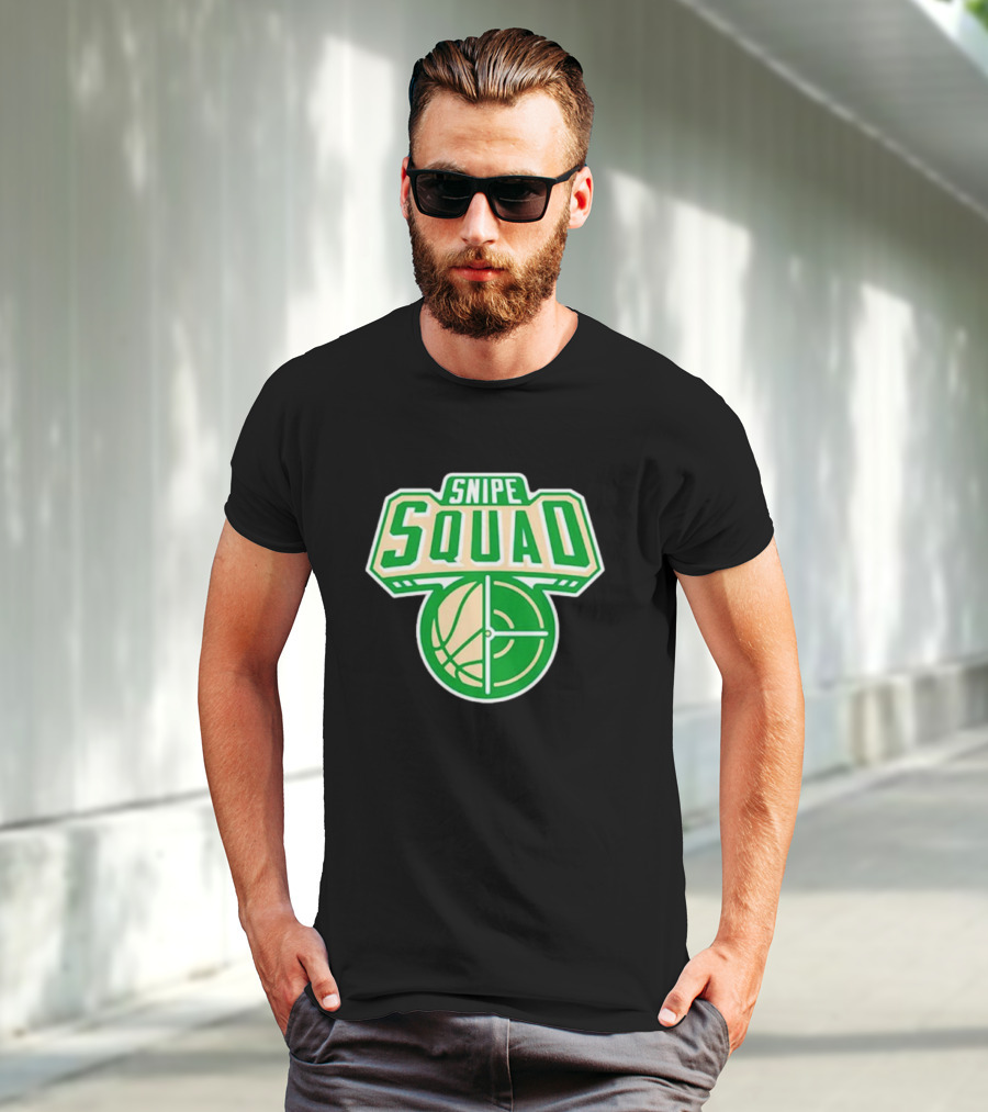Milwaukee Bucks Snipe Squad Basketball Target Green T-Shirt