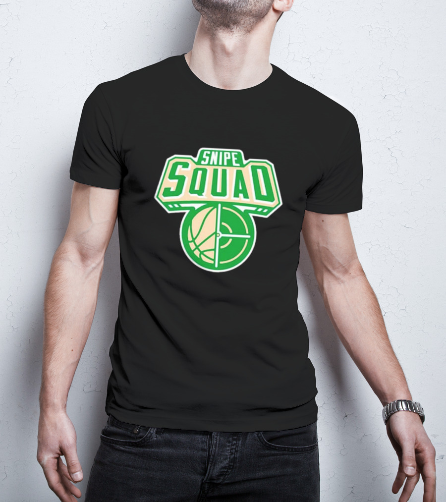 Milwaukee Bucks Snipe Squad Basketball Target Green T-Shirt