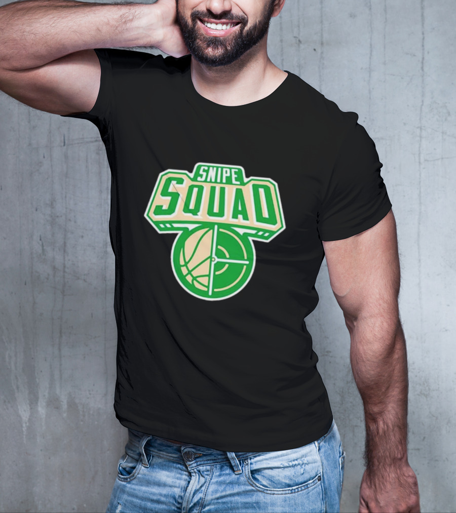 Milwaukee Bucks Snipe Squad Basketball Target Green T-Shirt