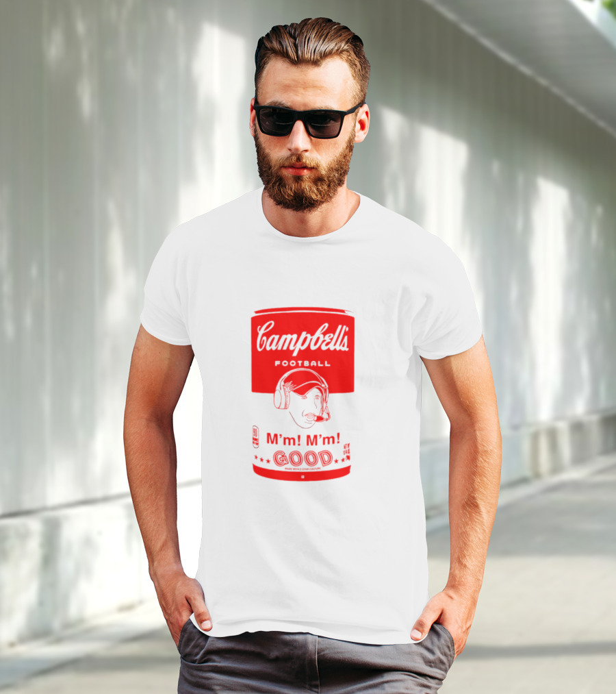 Campbell’s Football M’m M’m Good Soup Headset Coach T-Shirt
