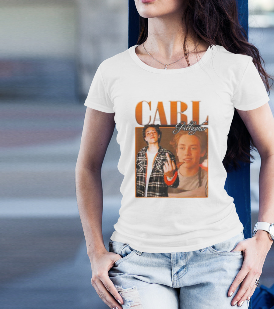 Carl Gallagher 90s Inspired Grunge Aesthetic With Attitude T-Shirt