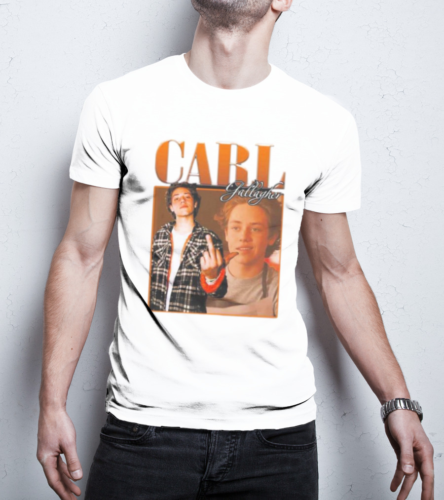 Carl Gallagher 90s Inspired Grunge Aesthetic With Attitude T-Shirt