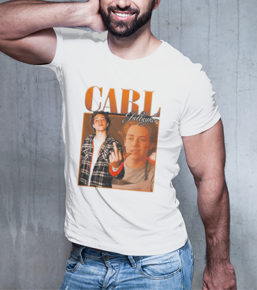 Carl Gallagher 90s Inspired Grunge Aesthetic With Attitude T-Shirt