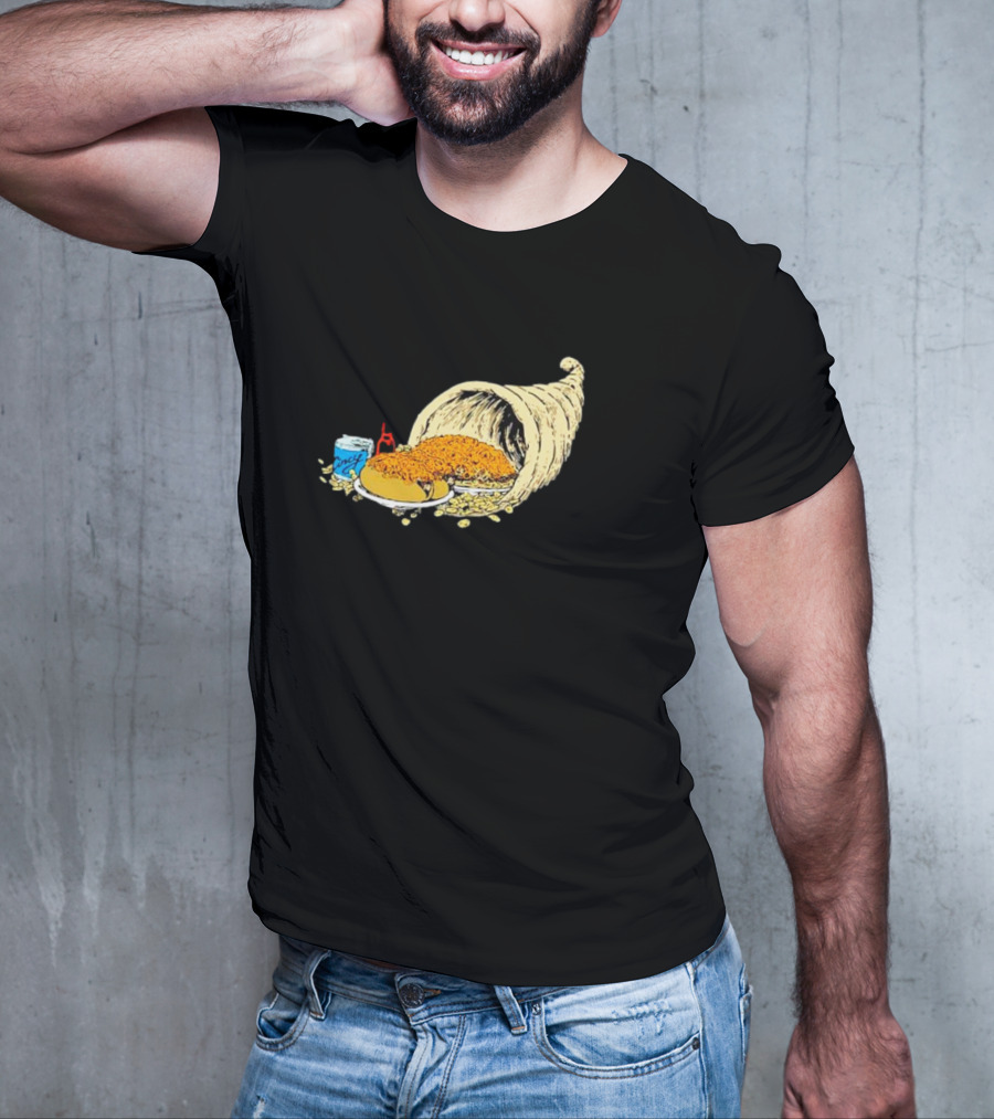 Cincy Copia Cincinnati Skyline Con Coney Cornucopia T-Shirt