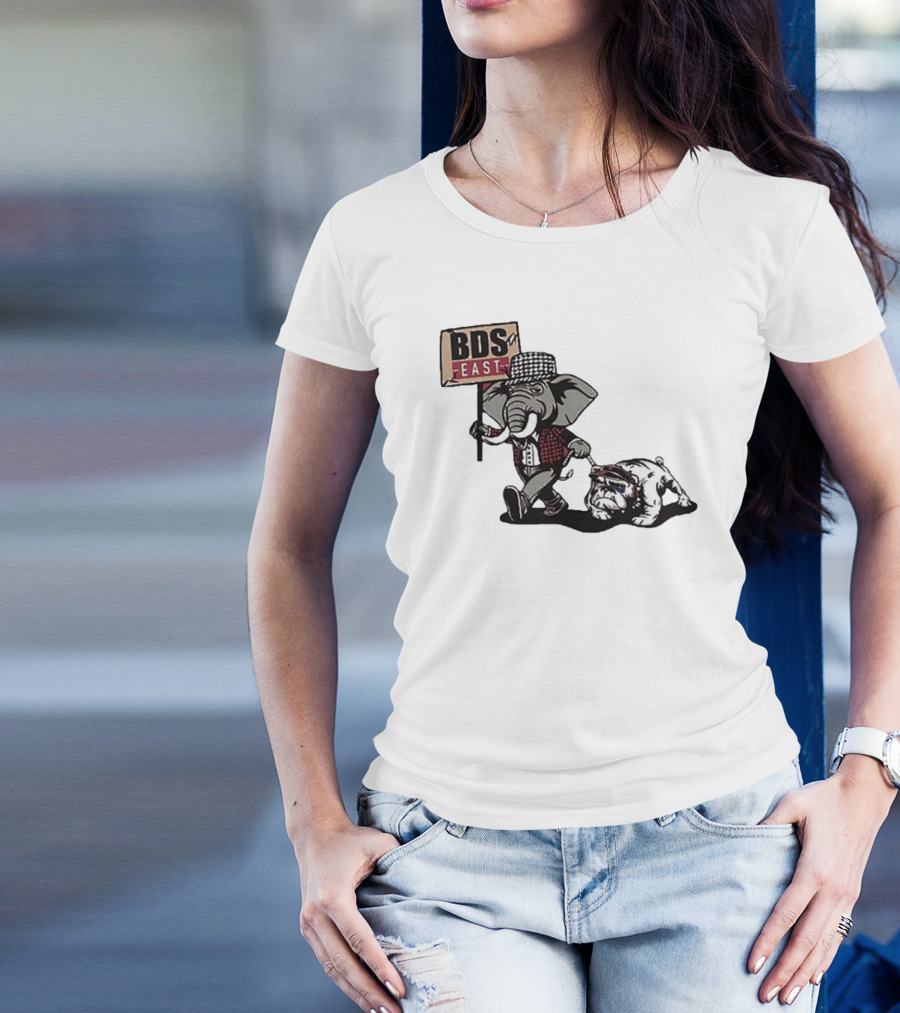 ALABAMA BDS East Elephant With Bulldog T-Shirt