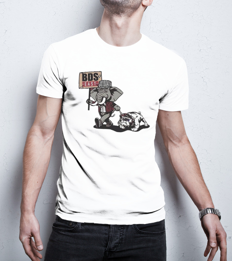 ALABAMA BDS East Elephant With Bulldog T-Shirt