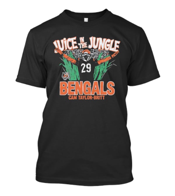 Juice In The Jungle Bengals Cam Taylor-Britt 29 T-Shirt