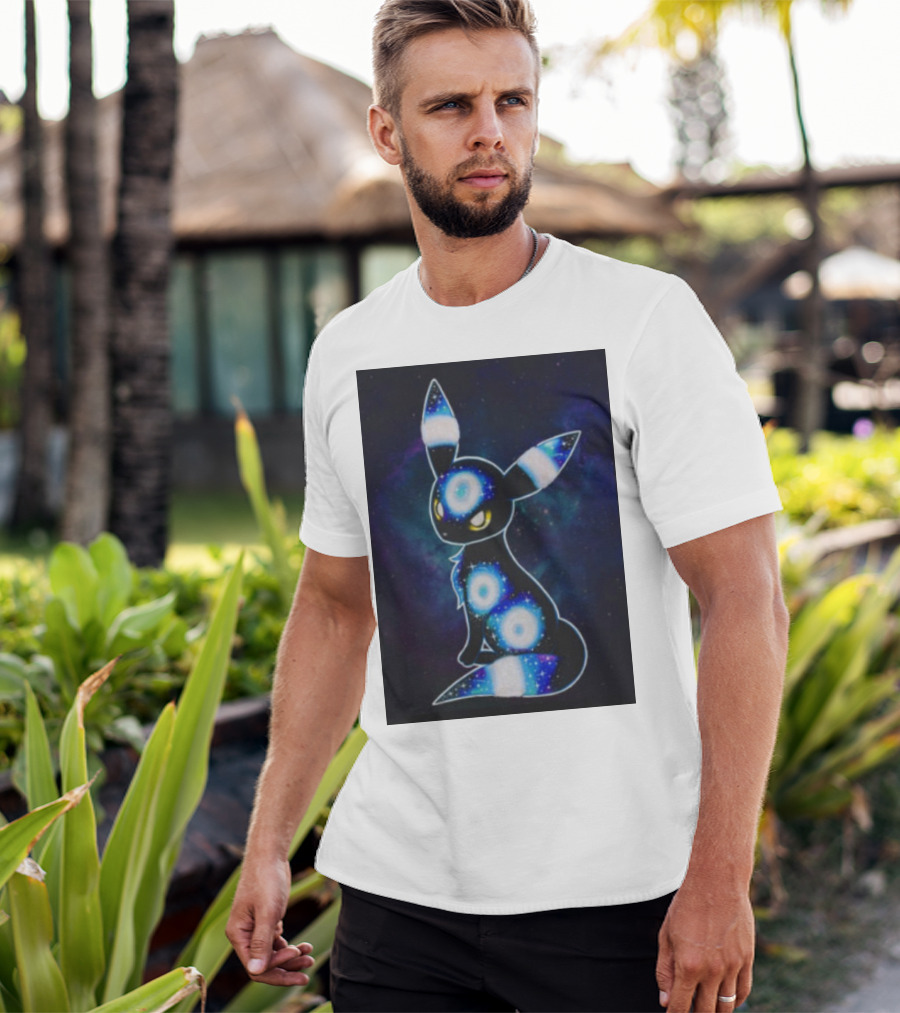Umbreon Galaxy Cosmic Pokemon T-Shirt
