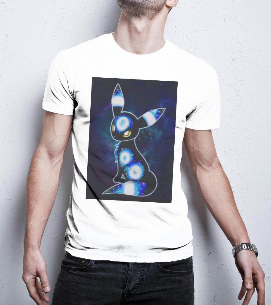 Umbreon Galaxy Cosmic Pokemon T-Shirt