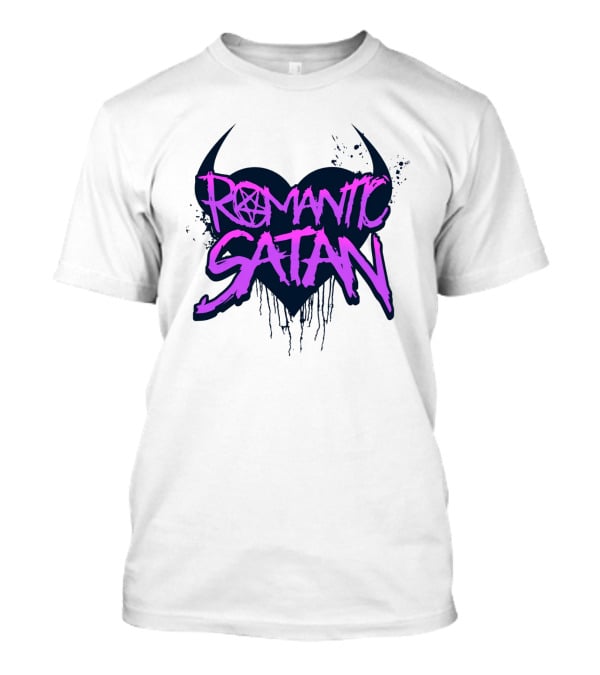 Romantic Satan Heart And Pentagram T-Shirt
