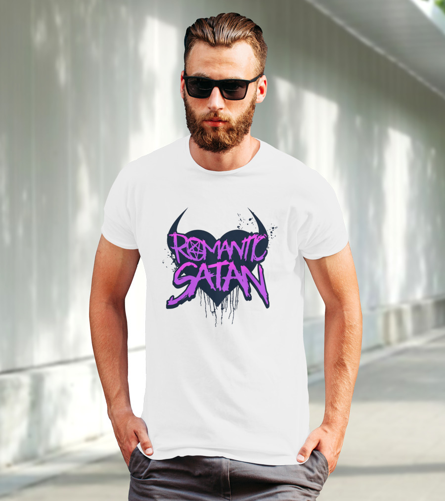 Romantic Satan Heart And Pentagram T-Shirt