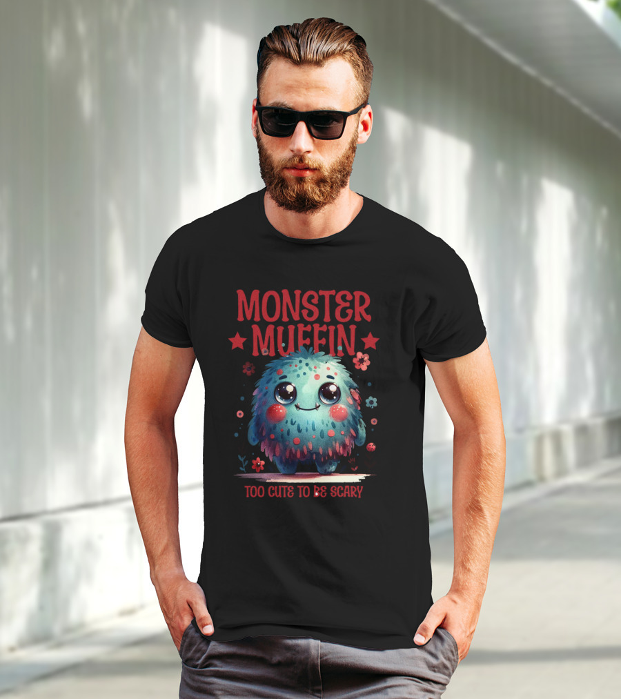 Monster Muffin Too Cute To Be Scary T-Shirt