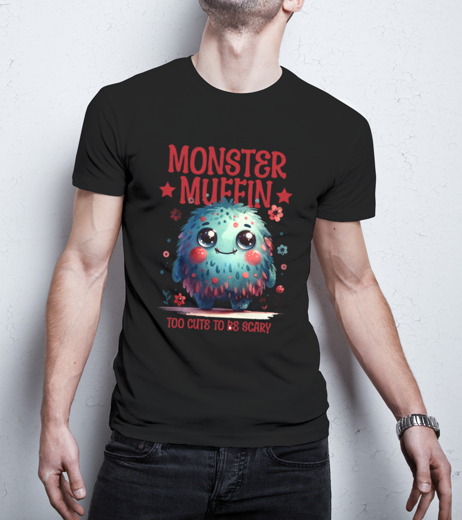 Monster Muffin Too Cute To Be Scary T-Shirt