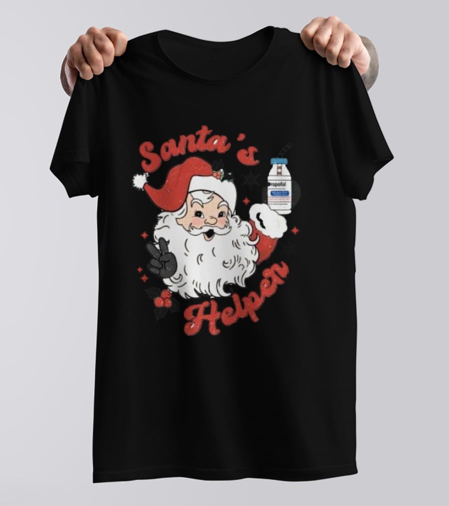 Santa's Helper Christmas Propofol T-Shirt
