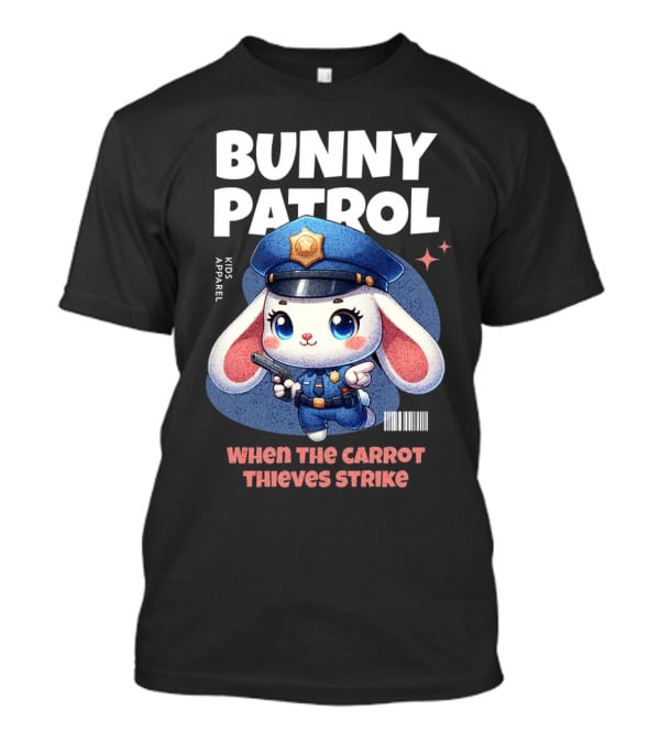 Bunny Patrol Kids Apparel When The Carrot Thieves Strike T-Shirt