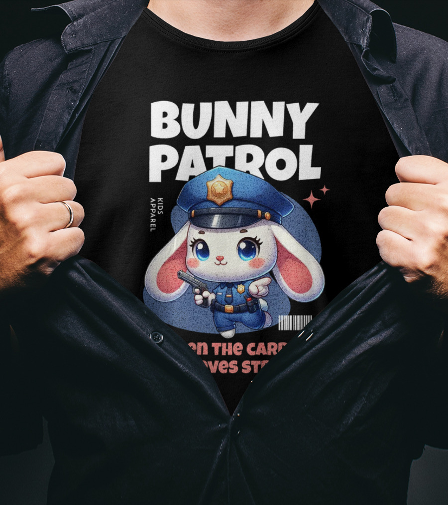 Bunny Patrol Kids Apparel When The Carrot Thieves Strike T-Shirt