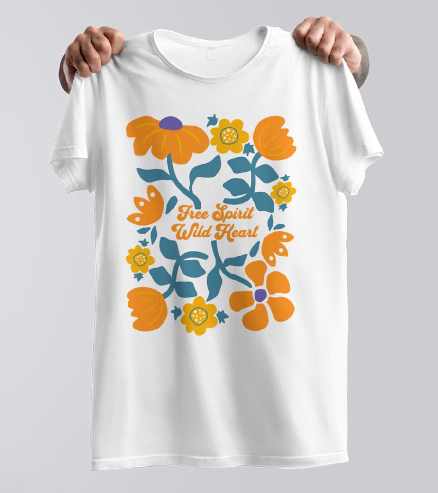 Free Spirit Wild Heart Floral T-Shirt