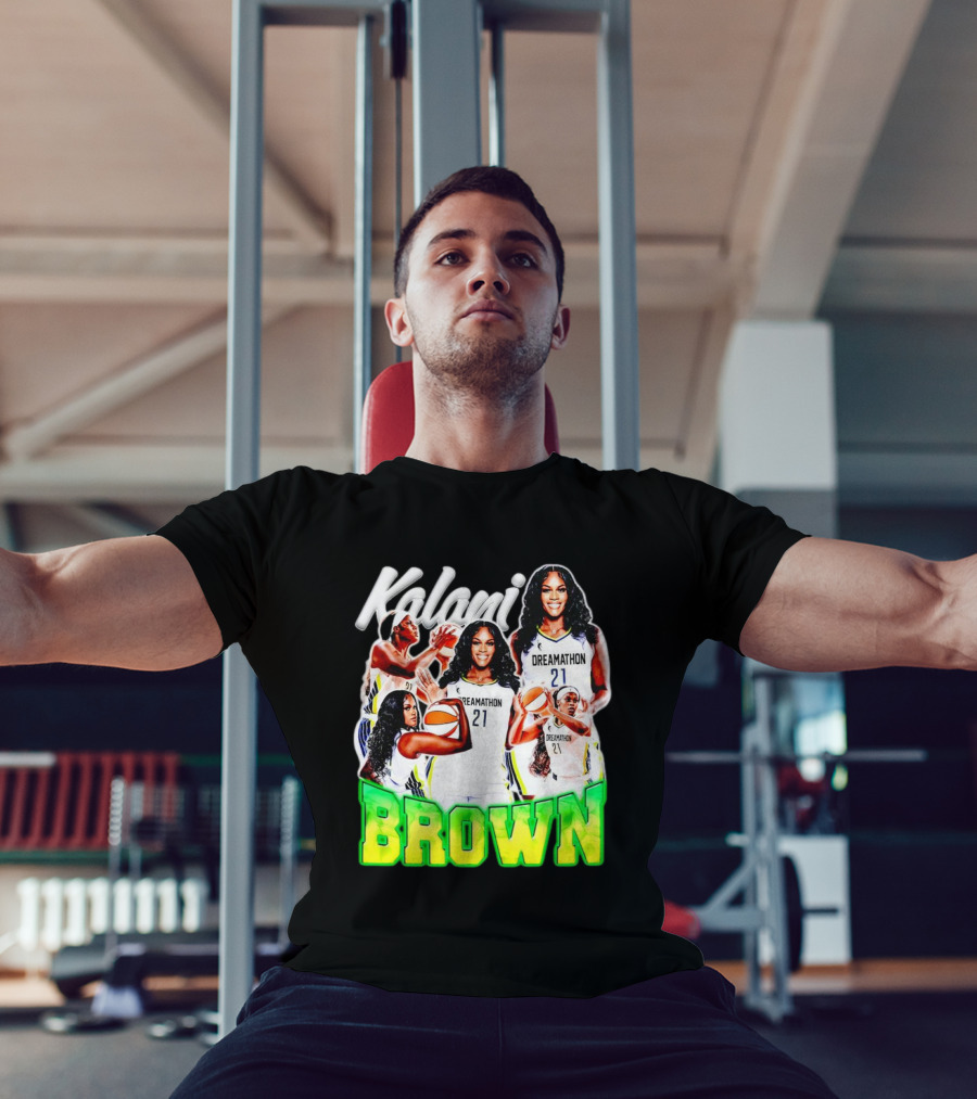 Kalani Brown Dreamathon 21 Basketball Legends T-Shirt