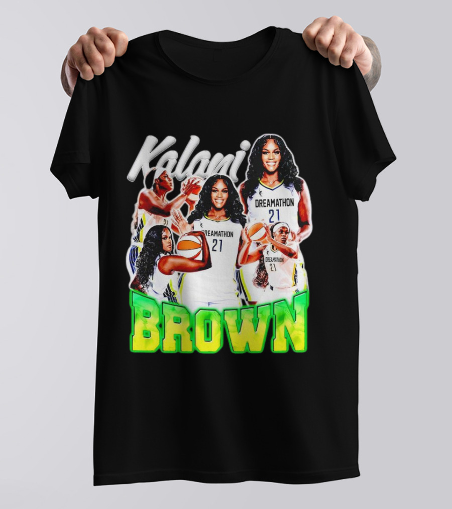 Kalani Brown Dreamathon 21 Basketball Legends T-Shirt