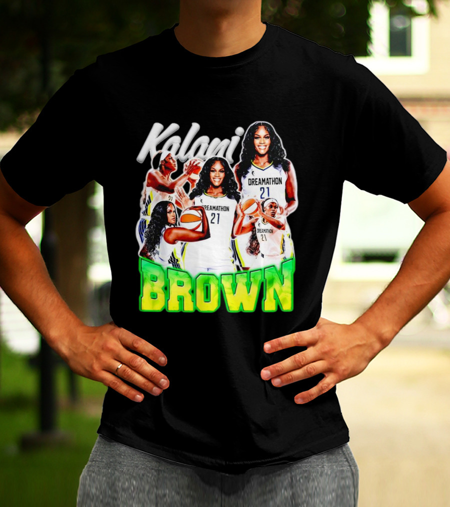 Kalani Brown Dreamathon 21 Basketball Legends T-Shirt